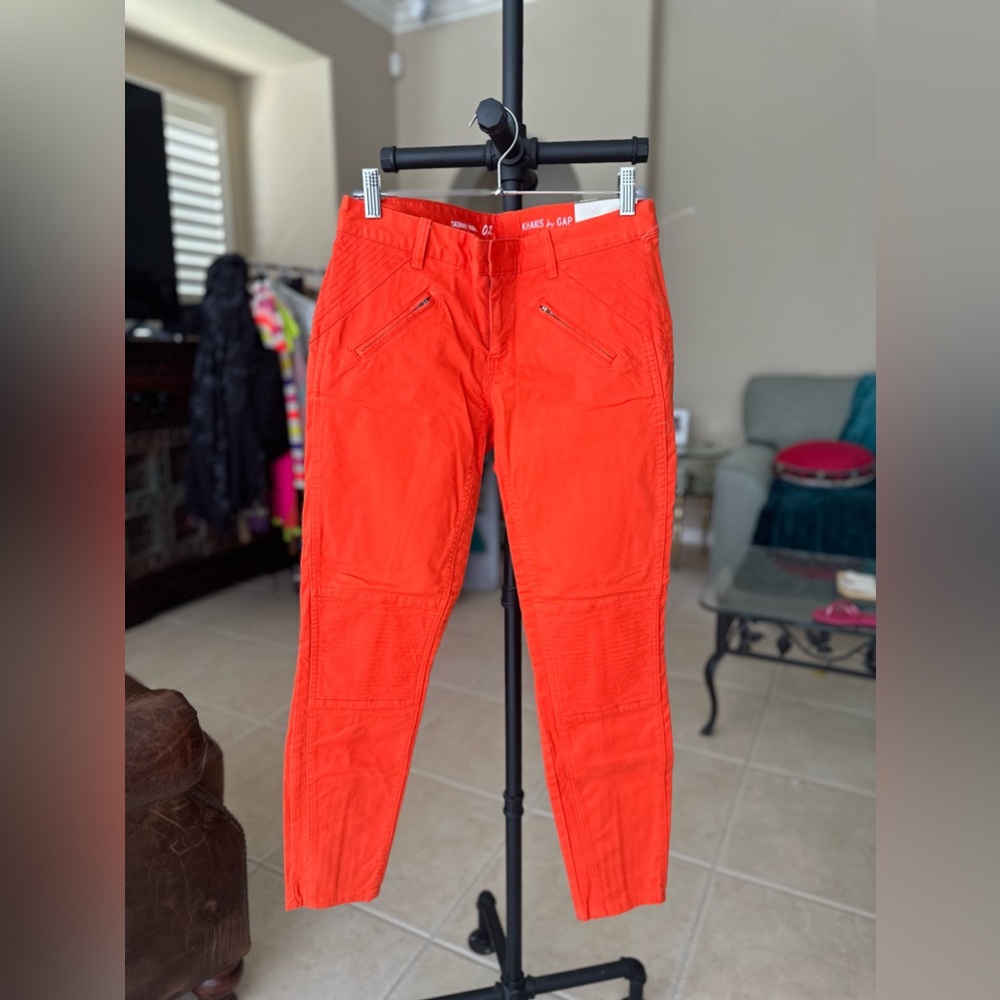 Orange jeans